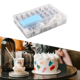 Maxbell 24x Russian Piping Tips Set Icing Piping Nozzles for Cupcake Weddings Baking style B