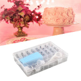 Maxbell 24x Russian Piping Tips Set Icing Piping Nozzles for Cupcake Weddings Baking style B