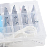 Maxbell 24x Russian Piping Tips Set Icing Piping Nozzles for Cupcake Weddings Baking style B