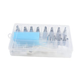 Maxbell 24x Russian Piping Tips Set Icing Piping Nozzles for Cupcake Weddings Baking style C