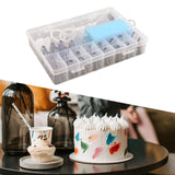 Maxbell 24x Russian Piping Tips Set Icing Piping Nozzles for Cupcake Weddings Baking style C