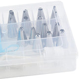 Maxbell 24x Russian Piping Tips Set Icing Piping Nozzles for Cupcake Weddings Baking style C