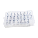 Maxbell 24x Russian Piping Tips Set Icing Piping Nozzles for Cupcake Weddings Baking style D