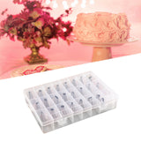 Maxbell 24x Russian Piping Tips Set Icing Piping Nozzles for Cupcake Weddings Baking style D