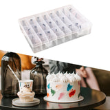 Maxbell 24x Russian Piping Tips Set Icing Piping Nozzles for Cupcake Weddings Baking style D