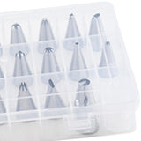 Maxbell 24x Russian Piping Tips Set Icing Piping Nozzles for Cupcake Weddings Baking style D