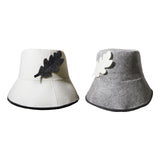 Maxbell Sauna Felt Cap Bath Hat Accessory Comfortable to Wear for Women Men Steaming White