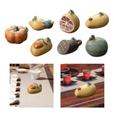 Maxbell Purple Clay Tea Pet Handcrafts Mini Tea Pet Sculpture for Home Shelf Cabinet A