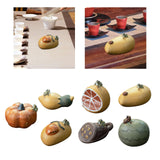 Maxbell Purple Clay Tea Pet Handcrafts Mini Tea Pet Sculpture for Home Shelf Cabinet A