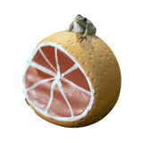 Maxbell Purple Clay Tea Pet Handcrafts Mini Tea Pet Sculpture for Home Shelf Cabinet C