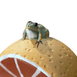 Maxbell Purple Clay Tea Pet Handcrafts Mini Tea Pet Sculpture for Home Shelf Cabinet C