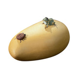 Maxbell Purple Clay Tea Pet Handcrafts Mini Tea Pet Sculpture for Home Shelf Cabinet D