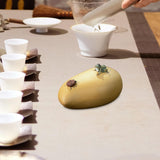 Maxbell Purple Clay Tea Pet Handcrafts Mini Tea Pet Sculpture for Home Shelf Cabinet D