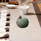 Maxbell Purple Clay Tea Pet Handcrafts Mini Tea Pet Sculpture for Home Shelf Cabinet G