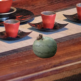 Maxbell Purple Clay Tea Pet Handcrafts Mini Tea Pet Sculpture for Home Shelf Cabinet G