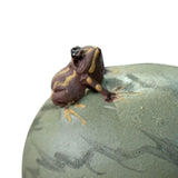 Maxbell Purple Clay Tea Pet Handcrafts Mini Tea Pet Sculpture for Home Shelf Cabinet G