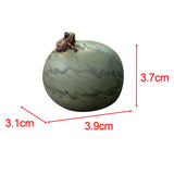 Maxbell Purple Clay Tea Pet Handcrafts Mini Tea Pet Sculpture for Home Shelf Cabinet G