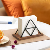 Maxbell Triangular Napkin Holder Napkin Dispenser for Desktop Restaurant Dining Room