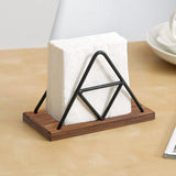 Maxbell Triangular Napkin Holder Napkin Dispenser for Desktop Restaurant Dining Room
