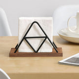 Maxbell Triangular Napkin Holder Napkin Dispenser for Desktop Restaurant Dining Room