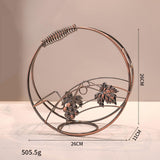 Maxbell Rack Wine Rack Retro Wine Single Bottle Holder for Party Tabletop Countertop Style A