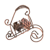 Maxbell Rack Wine Rack Retro Wine Single Bottle Holder for Party Tabletop Countertop Style B