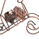 Maxbell Rack Wine Rack Retro Wine Single Bottle Holder for Party Tabletop Countertop Style B