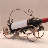 Maxbell Rack Wine Rack Retro Wine Single Bottle Holder for Party Tabletop Countertop Style C