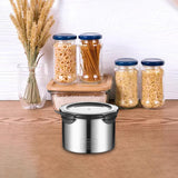 Maxbell 304 Stainless Steel Airtight Container Portable Reusable for Tea Candy Sugar 500ml