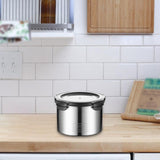 Maxbell 304 Stainless Steel Airtight Container Portable Reusable for Tea Candy Sugar 500ml