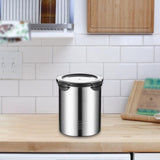 Maxbell 304 Stainless Steel Airtight Container Portable Reusable for Tea Candy Sugar 900ml