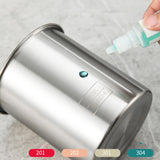 Maxbell 304 Stainless Steel Airtight Container Portable Reusable for Tea Candy Sugar 900ml