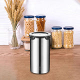 Maxbell 304 Stainless Steel Airtight Container Portable Reusable for Tea Candy Sugar 1400ml
