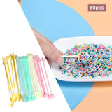 Maxbell 60x Dessert Spoons Flatware Cutlery Set Stirring Spoon for Bar Kitchen Sugar