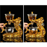 Maxbell Kungfu Glass Tea Set Kung Fu Tea Set for New Year Birthday Gift Father's Day