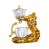 Maxbell Kungfu Glass Tea Set Kung Fu Tea Set for New Year Birthday Gift Father's Day