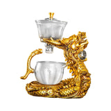 Maxbell Kungfu Glass Tea Set Kung Fu Tea Set for New Year Birthday Gift Father's Day