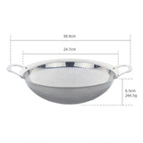 Maxbell Kitchen Colander Strainer Mesh Colander Basin for Vegetables Spaghetti Berries Silver
