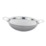 Maxbell Kitchen Colander Strainer Mesh Colander Basin for Vegetables Spaghetti Berries Silver