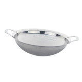 Maxbell Kitchen Colander Strainer Mesh Colander Basin for Vegetables Spaghetti Berries Silver