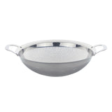 Maxbell Kitchen Colander Strainer Mesh Colander Basin for Vegetables Spaghetti Berries Silver