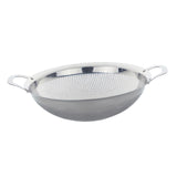 Maxbell Kitchen Colander Strainer Mesh Colander Basin for Vegetables Spaghetti Berries Silver
