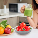 Maxbell Kitchen Colander Strainer Mesh Colander Basin for Vegetables Spaghetti Berries Silver