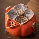 Maxbell Tea Infuser Pot Lucky Kung Fu Tea Set for Birthday Gift Home Outdoor Camping