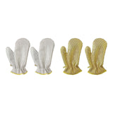 Maxbell 2 Pieces Wire Dish Cleaning Rags Cleaning Cloths for Wet and Dry Argent