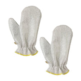 Maxbell 2 Pieces Wire Dish Cleaning Rags Cleaning Cloths for Wet and Dry Argent