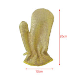 Maxbell 2 Pieces Wire Dish Cleaning Rags Cleaning Cloths for Wet and Dry Gold