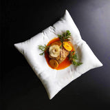 Maxbell Ceramic Dinner Dish Serving Platter 8in Food Plate for Salad Dessert Parties