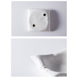 Maxbell Ceramic Dinner Dish Serving Platter 8in Food Plate for Salad Dessert Parties