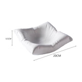 Maxbell Ceramic Dinner Dish Serving Platter 8in Food Plate for Salad Dessert Parties